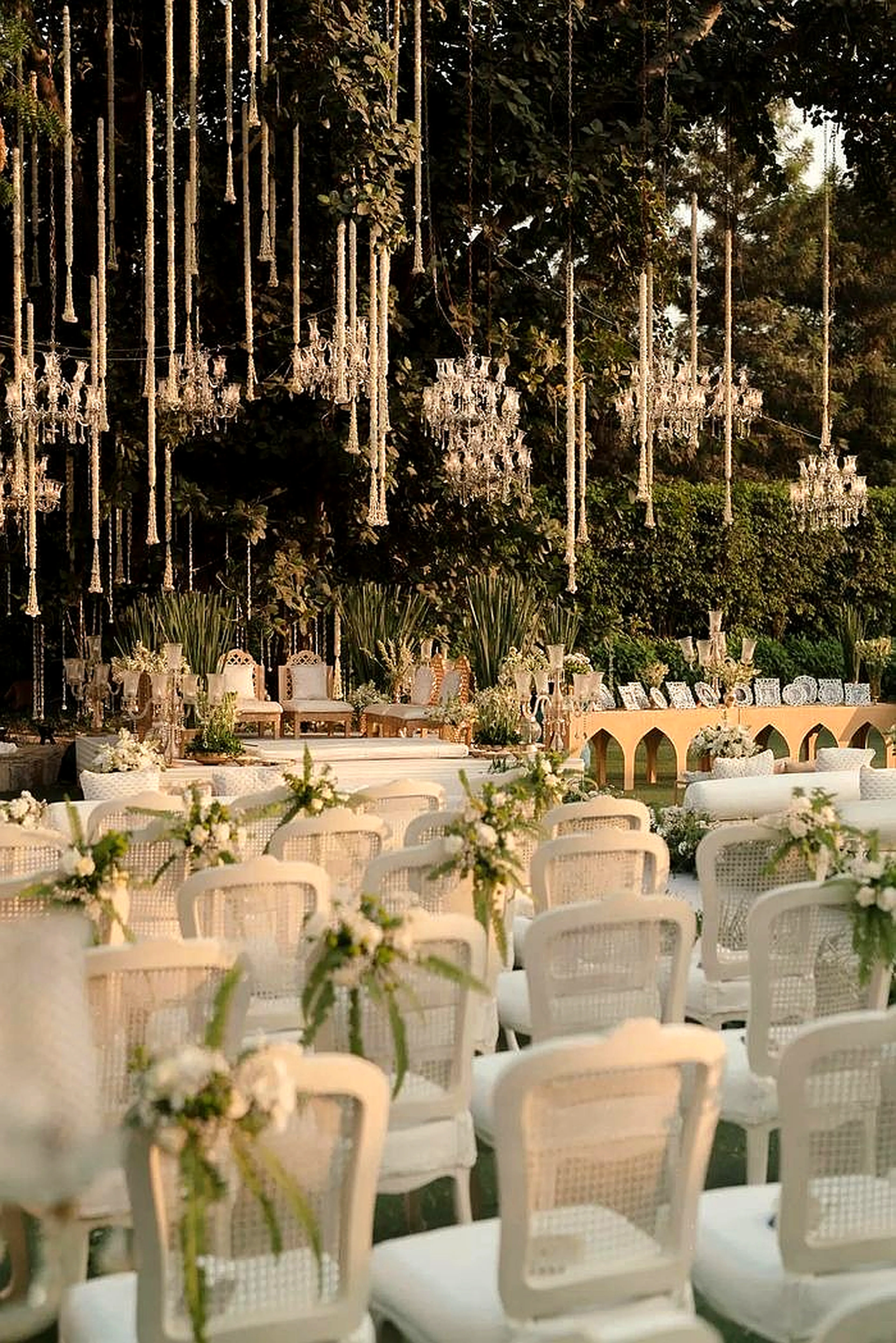 Luxury wedding decor