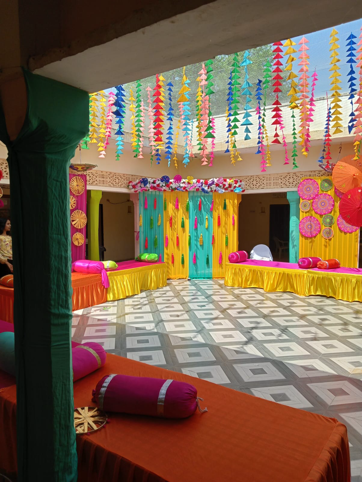 Haldi ceremony decor