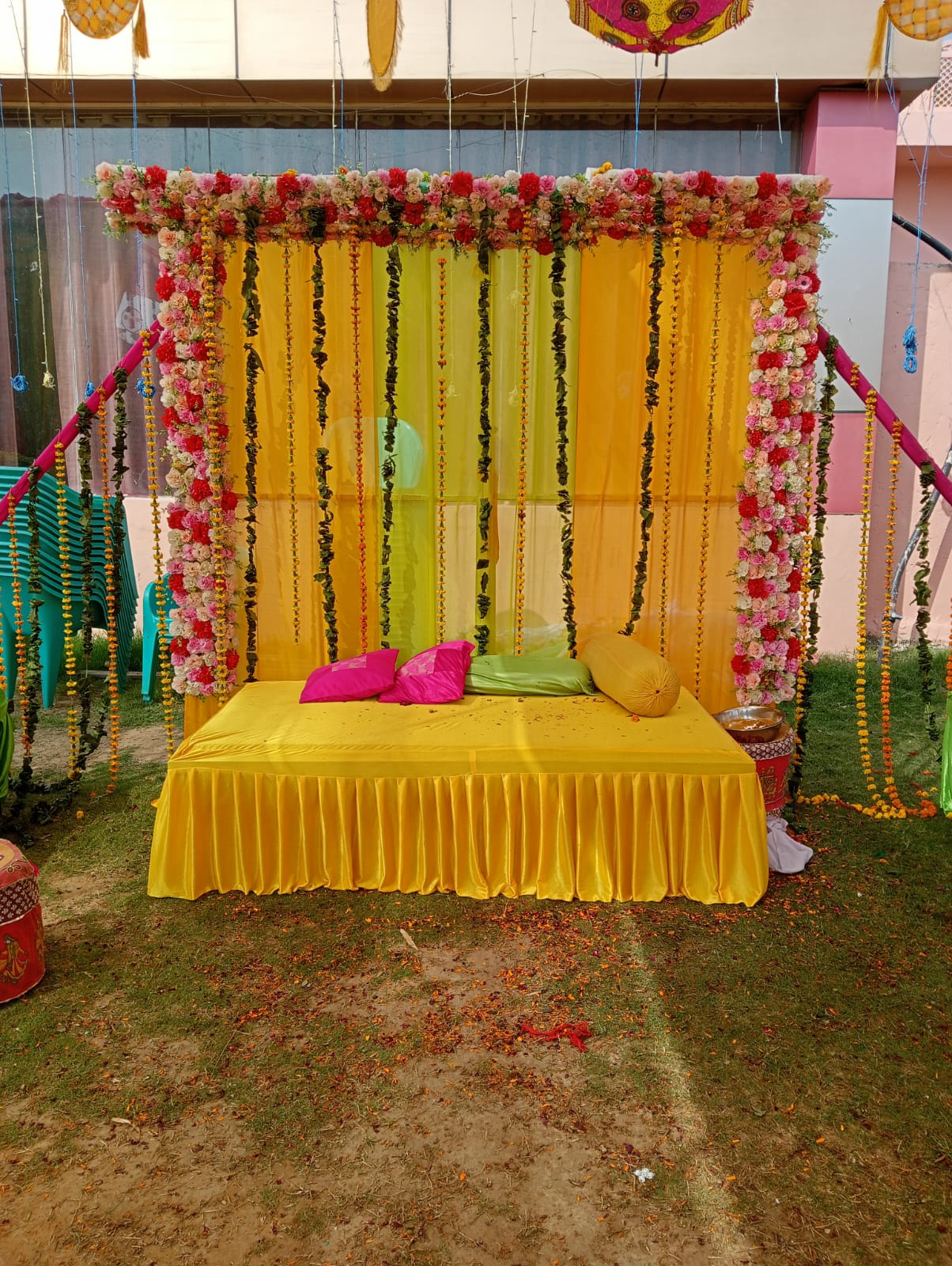 Mehndi setup
