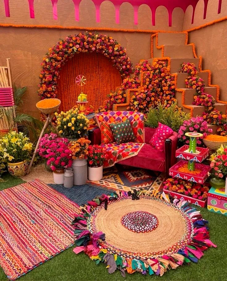 Luxury wedding decor setup India